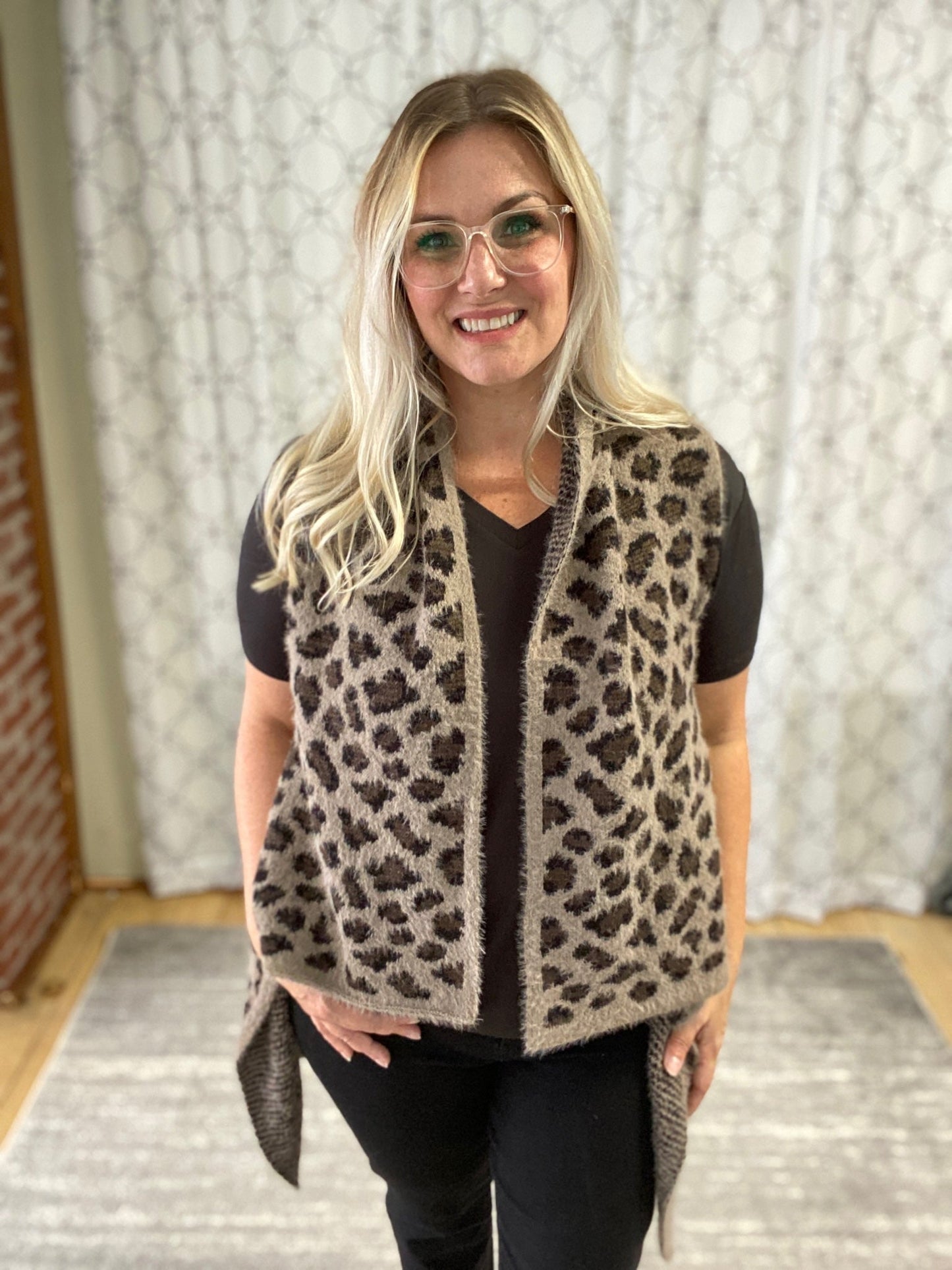 Crazy for Leopard Vest