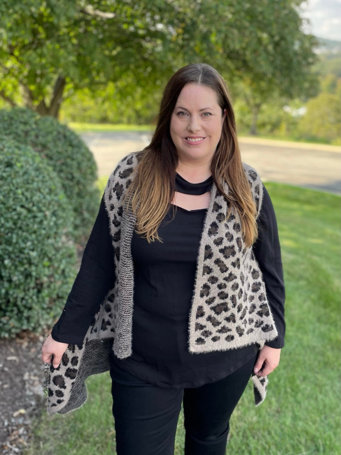 Crazy for Leopard Vest